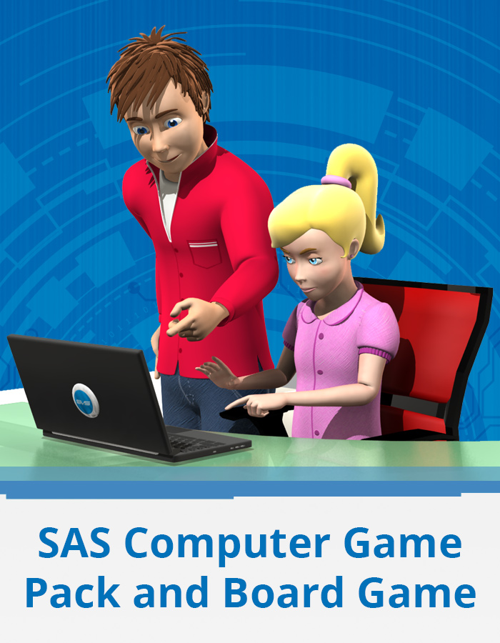 SAS Computer Game Pack and Board Game SAS Computer Game Pack and Challenger Board Game